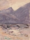 Georges Ricard-Cordingly Mountain Landscape Paysage Berge Aquarelle