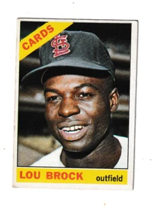 1966 Topps # 125 Lou Brock EX. ! ¡Envío gratis! - Imagen 1 de 2