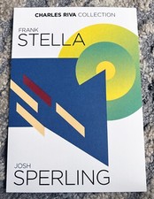 FRANK STELLA/JOSH SPERLING (2021) ANNOUNCEMENT CARD charles riva 6x8" matt black