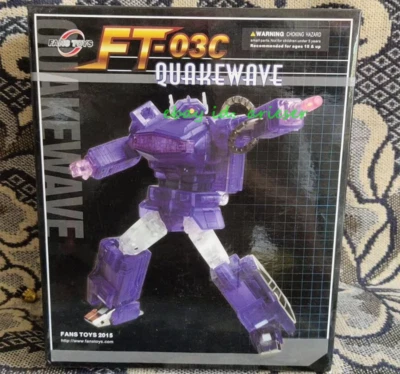 Perfect Fanstoys Ft-03c Quakewave Transparent Version Action Figure New Toy - Image 1 of 4