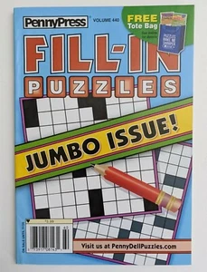 PENNYPRESS FILL-IN PUZZLES Volume 440 December 2019, New - Picture 1 of 3