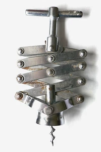 alter Korkenzieher, tire bouchon, Corkscrew, Frankreich, ähnlich ZIG-ZAG, 20er J - Picture 1 of 3