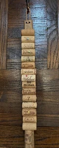 Handmade Space-Saving Cork Strip From Bottle Corks for Memos & Photos - Picture 1 of 9