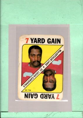 1971 Topps Game Inserts #45 MacArthur Lane VG Very Good Cardinals ID:50630 - Image 1 of 2