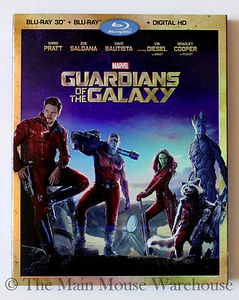 Marvel Guardians of the Galaxy 3D Blu-ray DVD & Digital Copy Code No Slipcover - Bild 1 von 2