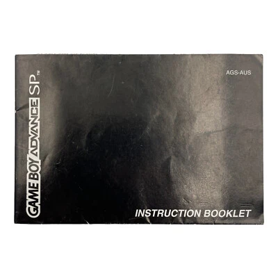Nintendo Game Boy Advance SP Console Instruction Manual Booklet (2) - Image 1 of 2