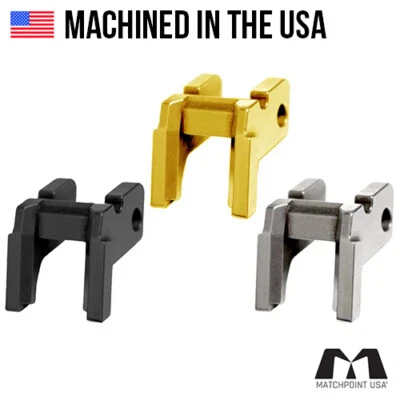 MatchPoint USA CNC Machined Solid Billet Match Grade Locking Block for Glock