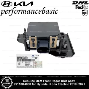 Genuine OEM Front Radar Unit Assy 99110K4000 for Hyundai Kona Electric 2019-2021 - Picture 1 of 3