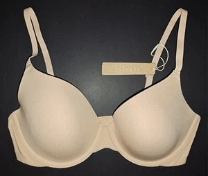 💕NWT SKIMS Fits Everybody Lightly lined Underwire T-shirt Bra Nude CLAY 34C - Picture 1 of 7