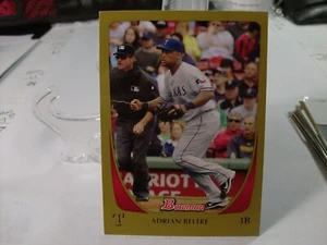 2011 Bowman Gold #34 - Adrian Beltre - Texas Rangers  (3183) - Picture 1 of 2