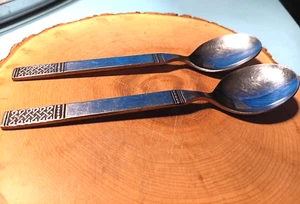 Vintage Danika MSI Japan Stainless Steel Flatware Spoons 1960's Retro - Picture 1 of 5