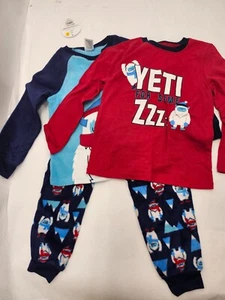 Member's Mark 4T Conjunto de pijama de vellón rojo/azul para niños ¡Nuevo! - Imagen 1 de 7