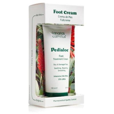 Canarias Cosmetics Aloe Vera Pedialoe Foot Treatment Cream (100 ml)