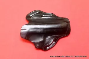 Desantis Speed Scabbard Leather Holster-for 1911 3.5" bbl Right hand Beretta 92 - Picture 1 of 3