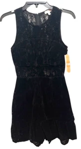 GB Gianni Bini Black Dress Sz XS Mesh Lace NWT - Picture 1 of 5