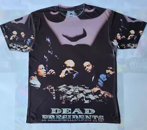 Custom Dead Presidents Cover Sublimated T Shirt - Picture 1 of 2