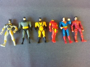 MIXED LOT OF 6 ACTION FIGURES / TOYS - BATMAN, IRONMAN, AND SUPERMAN - Picture 1 of 6