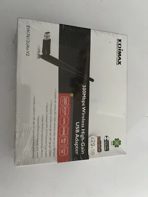 Edimax- D300. 300mps Wireless High gain USB Adapter New Sealed  - Image 1 of 4