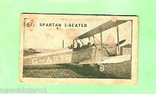 1920s ALLEN'S CONFECTIONERY AEROPLANE CARD #60  SPARTAN 3 SEATER