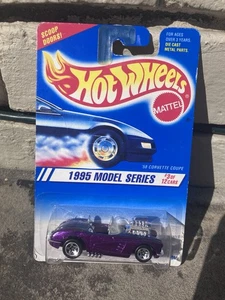 HOT WHEELS #341 '58 Corvette Coupe Purple Charm 1995 Model Series #3 of 12 Cars - Picture 1 of 1