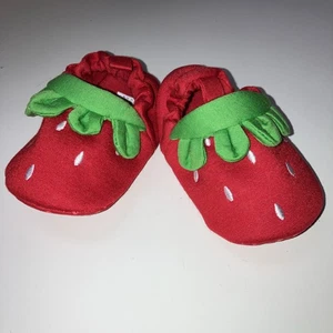 Strawberry Baby Shoes Anti slip Sole Comfortable Infant Red US 4.5-5.5 (CN15-16) - Picture 1 of 5