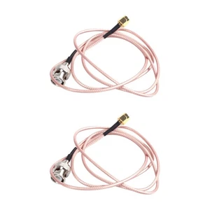 2X 3 Feet SMA Male Plug to BNC Male  Pigtail  Caxial Cable RG316 1M U6S23614 - Bild 1 von 8