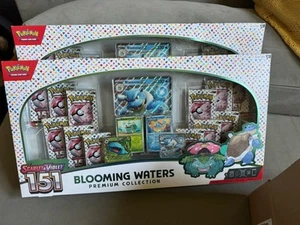 LOT OF 2 | Pokemon Scarlet and Violet 151 Blooming Waters Premium Collection - Picture 1 of 1