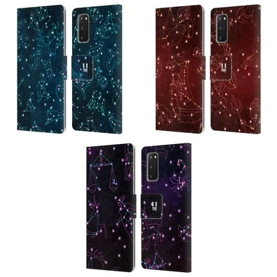HEAD CASE DESIGNS CONSTELLATION PATTERNS LEATHER BOOK CASE FOR SAMSUNG PHONES 1 - Image 1 of 4