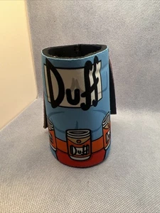 The Simpsons Duff Bierdose Coozie Koozie Universal Studios mit Umhang - Bild 1 von 6