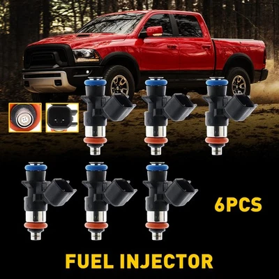 Inyector de combustible para Jeep Grand Cherokee 2011-2017 Jeep Wranger 2012-2017 nuevo 6 piezas Foto 1 de 4