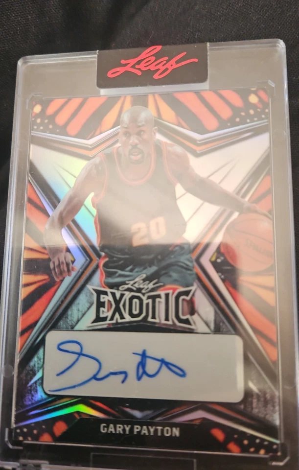 Leaf Exotic Base 2022 automático Gary Payton #EA-GP1 Parrot/4 (AU) Foto 1 de 1