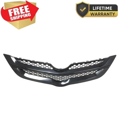 For 2007-2008 New Black Front Grille Toyota Yaris Plastic TO1200294 Foto 1 de 4
