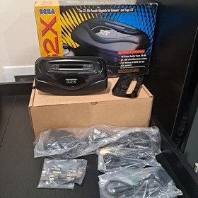 Complete In Mint Box SEGA GENESIS 32X CONSOLE CiB All Inserts Manual Accessories