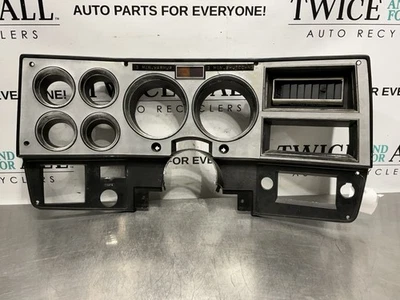 1973-87 Chevy GMC Diesel Pickup K10 C10 Bezel Gauge Cluster Brushed Aluminum OEM - Image 1 of 4