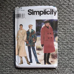 Simplicity Sewing Pattern 9823 Coat or Jacket A-line Shawl Collar, Sz 6 - 16 - Picture 1 of 3