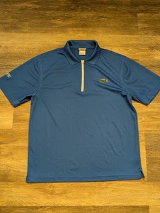 Polo deportivo Lacoste para hombre talla 5 azul rendimiento golf cremallera manga corta - Imagen 1 de 12