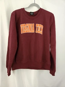 Sudadera para mujer Virginia Tech Hokies fútbol universitario talla mediana nueva con etiquetas - Imagen 1 de 11