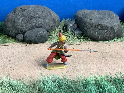 Elastolin Alemania Guerrero Turco con Lanza Escala 1:45 (40 mm) Foto 1 de 4