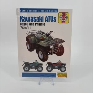 1986-2011 Kawasaki Bayou Prairie 220 250 300 Repair Service Workshop Manual 174X - Bild 1 von 5