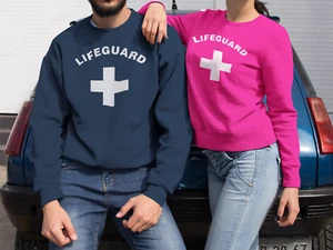 LIFEGUARD - RESCUE CREW SWEATSHIRTS - jede Farbe/Größe/Druck auf jeder Seite - Bild 1 von 12