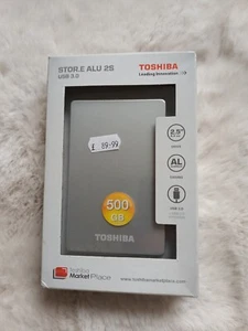 Toshiba 2.5" 500gb Stor.e alu 2s External HDD - Afbeelding 1 van 3