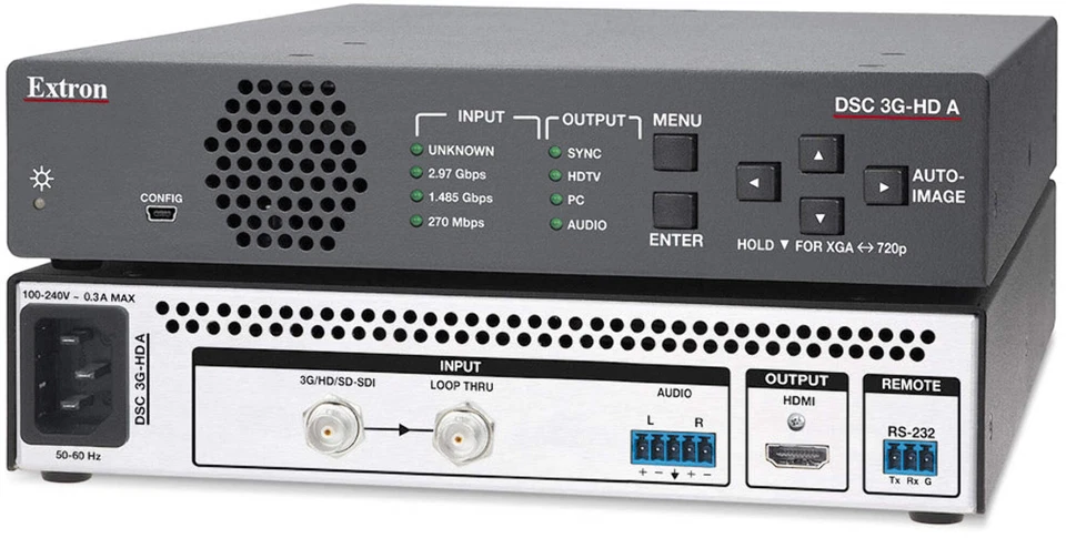 Extron DSC 3G-HD A 3G-SDI to HDMI Scaler with Audio Embedding 60-1303-01 - Image 1 of 1