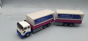 Camión 1:55 Siku Mercedes tren colgante KN Hollis EuroLogistic Blister - Imagen 1 de 9