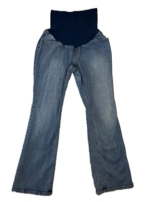 Motherhood Jeans Maternity Bootcut Large Blue Low Rise Medium Wash (FLAW) - Image 1 of 4
