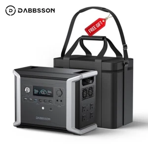 Dabbsson 1330Wh Portable Power Station Max9400Wh LFP Solar Generator for Camping - Picture 1 of 13