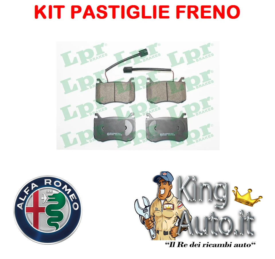 KIT PASTIGLIE FRENO ANTERIORI ALFA ROMEO GIULIA 2.2 D DIESEL - Imagen 1 de 1