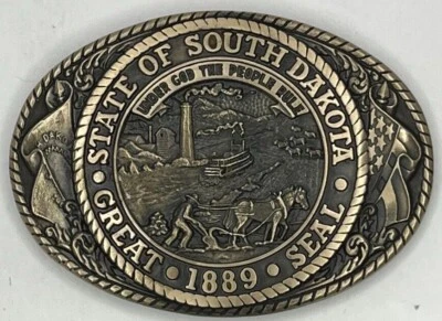 TONY LAMA ~FIRST EDITION (STATE SERIES) BRASS BUCKLES (YOUR CHOICE!) 2/19 LOOK! - Image 1 of 2