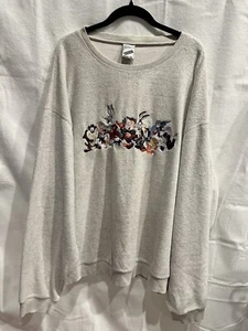 Sudadera bordada XXL vintage años 90 Warner Bros Studio Store Looney Tunes - Imagen 1 de 7