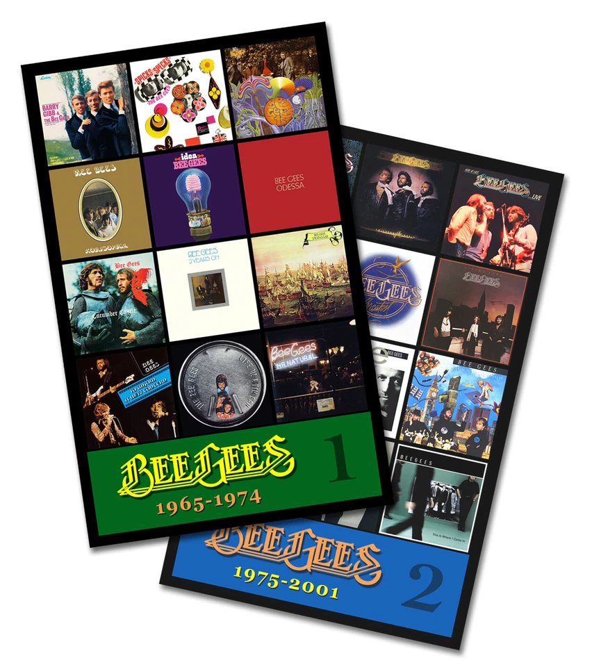 BEE GEES twin pack discography magnet set (two 3.75" x 4.75" magnets) Foto 1 de 1
