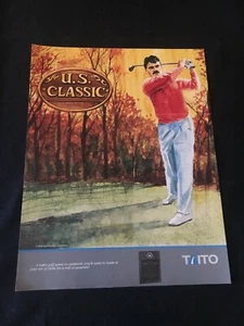 Taito U.S. Classic Arcade Game Flyer, 1989 NOS - Bild 1 von 2